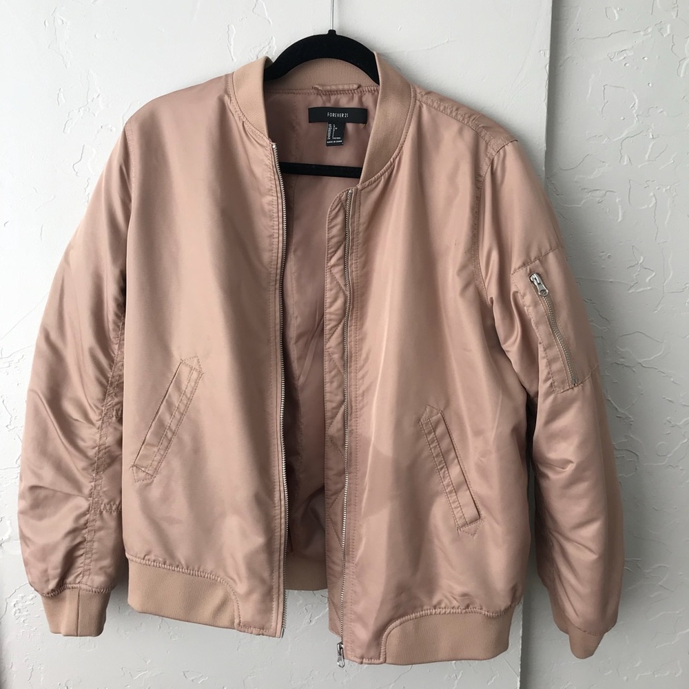 Tan Bomber Jacket